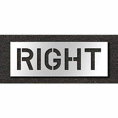 RAE STL11671021 Pavement Stencil Right 10 in