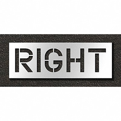 RAE STL11671221 Pavement Stencil Right 12 in