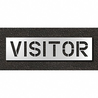 RAE STL11671234 Pavement Stencil Visitor 12 in