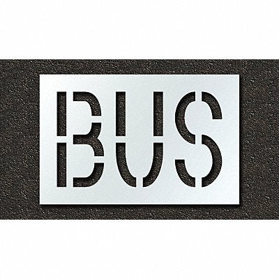 RAE STL11671815 Pavement Stencil Bus 18 in