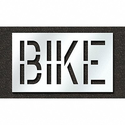 RAE STL11671817 Pavement Stencil Bike 18 in