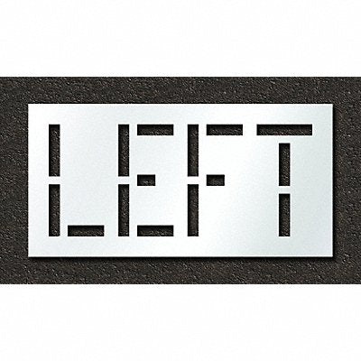 RAE STL11671820 Pavement Stencil Left 18 in