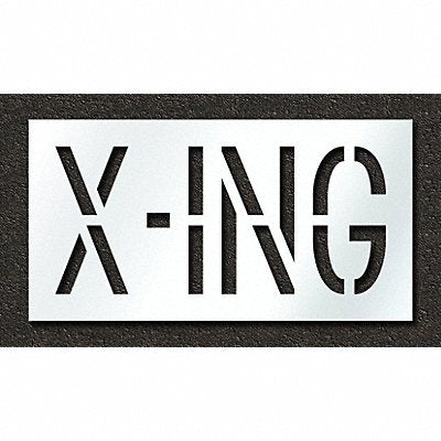RAE STL11671827 Pavement Stencil X-ing 18 in