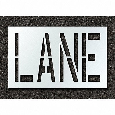 RAE STL11672402 Pavement Stencil Lane 24 in