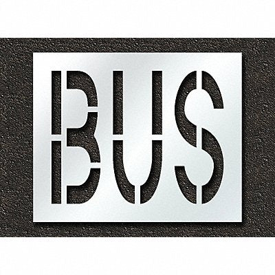 RAE STL11672415 Pavement Stencil Bus 24 in