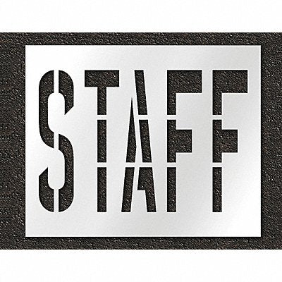 RAE STL11673613 Pavement Stencil Staff 36 in