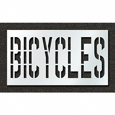 RAE STL11673618 Pavement Stencil Bicycles 36 in