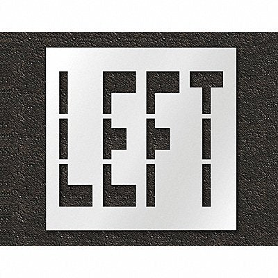 RAE STL11673620 Pavement Stencil Left 36 in