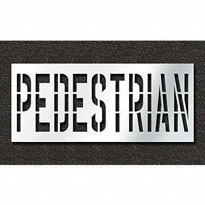 RAE STL11673625 Pavement Stencil Pedestrian 36 in