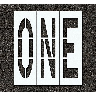 RAE STL11674809 Pavement Stencil One 48 in