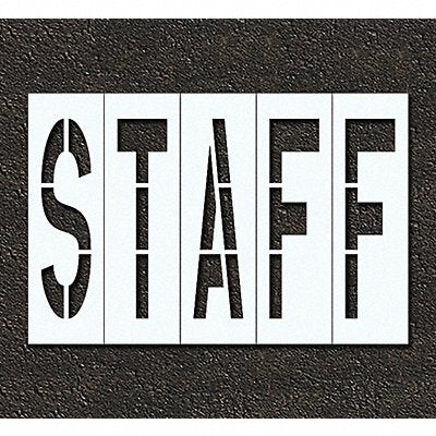 RAE STL11674813 Pavement Stencil Staff 48 in