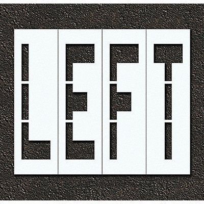 RAE STL11674820 Pavement Stencil Left 48 in
