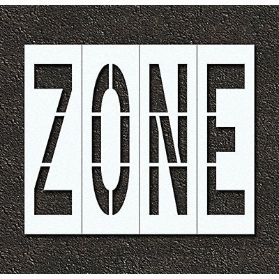 RAE STL11674824 Pavement Stencil Zone 48 in