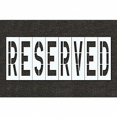 RAE STL11674833 Pavement Stencil Reserved 48 in