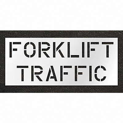 RAE STL11611202 Stencil Fork Lift Traffic Area 30 in