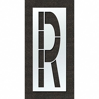 RAE STL108F108R Airport Pavement Stencil R 108 in