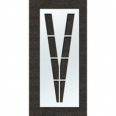 RAE STL108F108V Airport Pavement Stencil V 108 in