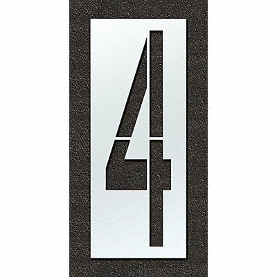RAE STL108F1084 Airport Pavement Stencil 4 108 in