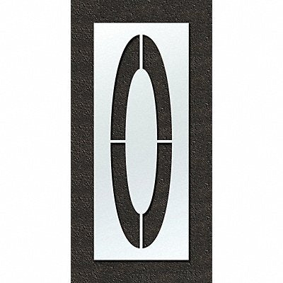 RAE STL108F120O Airport Pavement Stencil O 120 in