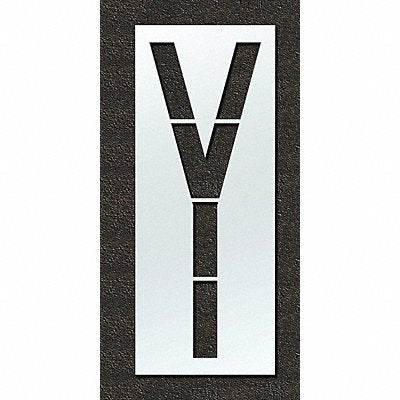 RAE STL108F120Y Airport Pavement Stencil Y 120 in