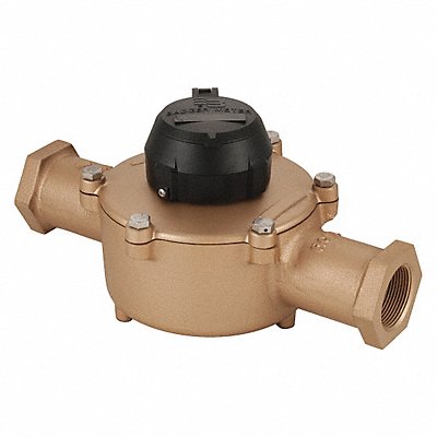 BADGER 1032283 Flowmeter 120gpm 150psi 12-5/8 in.