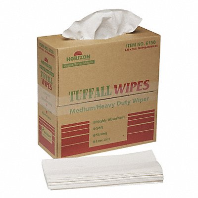 ABILITY ONE 7920020000000 Dry Wipe 9-3/4 x 16-1/2 White