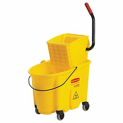 ABILITY ONE 7920010000000 Mop Bucket and Wringer Yellow 8 3/4 gal