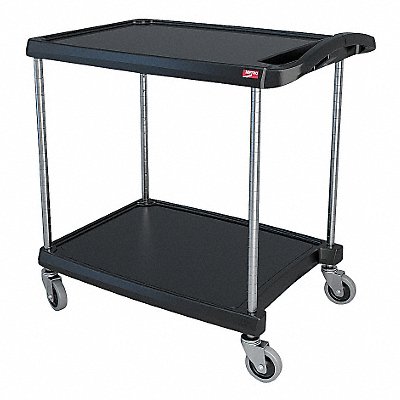METRO MY203024BL Utility Cart 300 lb Load Cap. 2 Shelves