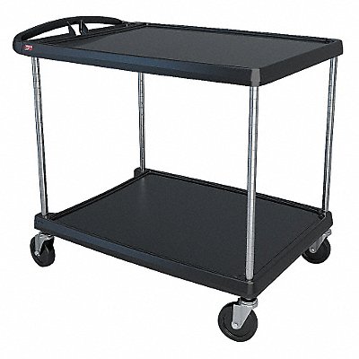 METRO MY263624BL Utility Cart 400 lb Load Cap. 2 Shelves