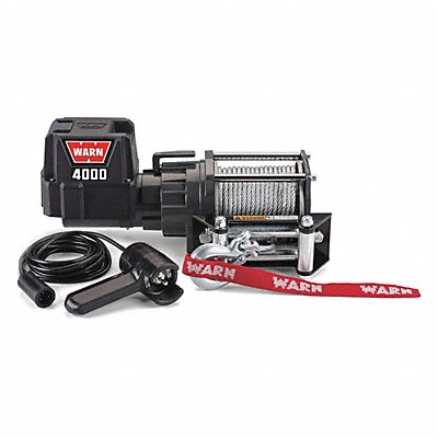WARN 4000DC Electric Winch 1-9/10HP 12VDC