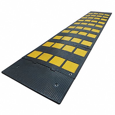 GRAINGER 29NH26 Speed Bump 24in.W 1-1/8in.H 108in.L Rubber