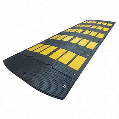 GRAINGER 29NH27 Speed Bump 36in.W 2in.H 120in.L Rubber
