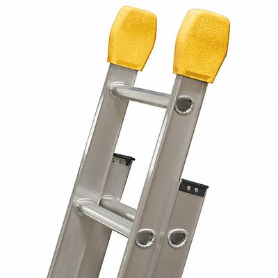 LOUISVILLE LP551000 Ladder End Caps Aluminum 375 lb PR