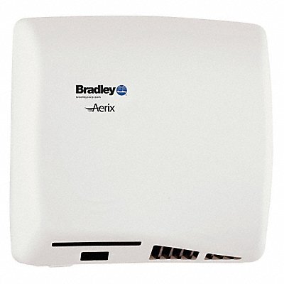BRADLEY 2902287300 Hand Dryer 15 sec 64 to 70 dBA WH