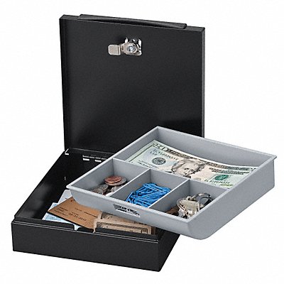 SENTRY SAFE DS1 Drawer Safe Steel Key Lock Black