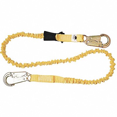 WERNER C351100 Softcoil Single Leg Lanyard Energy 6ft