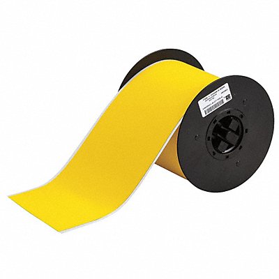 BRADY B30C4000854YL Label Tape Roll Yellow 50 ft.