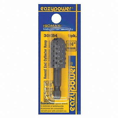 EAZYPOWER 30084 Rotary Rasp Rounded 1/4 in Shank Dia