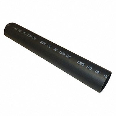 IDEAL 46357 Shrink Tubing 12 in Blk 1.5 in ID PK10