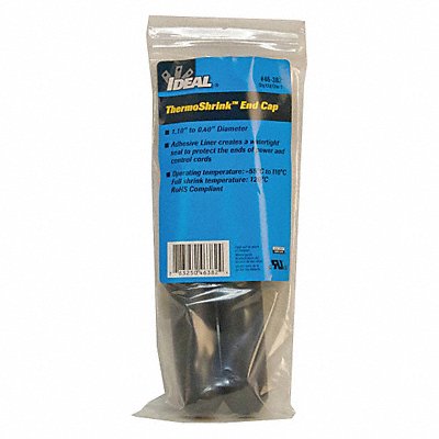 IDEAL 46382 Heat Shrink End Cap 0.98 in ID PK5