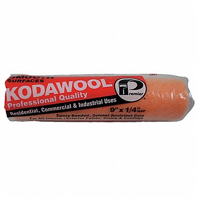 PREMIER 9KW214 Roller Cover 9 L 1/4 Nap Polyester/Wool