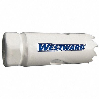 WESTWARD 29VU05 Hole Saw Bi-Metal 1-1/16 in.