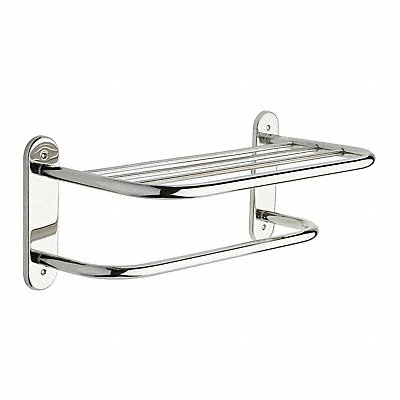 FRANKLIN BRASS 2781SSA1 Towel Shelf SS 20 1/8 in Overall W