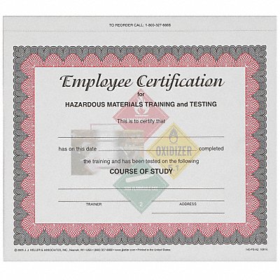 JJ KELLER 10614 Training DVD Chemical/Hazmat PK50