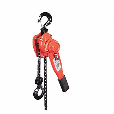 DAYTON 29XP46 Lever Chain Hoist 1500 lb Lift 10 ft.