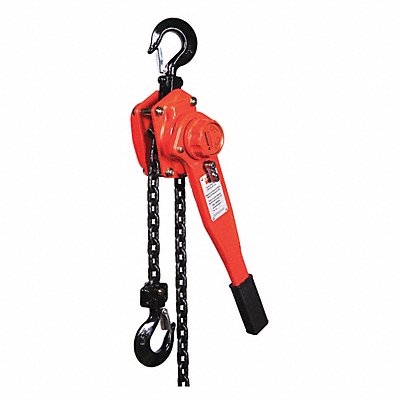 DAYTON 29XP49 Lever Chain Hoist 3000 lb Lift 10 ft.