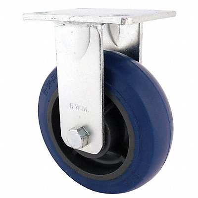 RWM 46RAB0620REHT Rigid Plate Castor Rubber 6 in 820 lb.