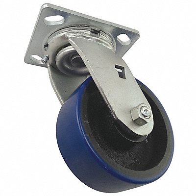 GRAINGER 29XU51 Standard Plate Castor Swivel 1050 lb.
