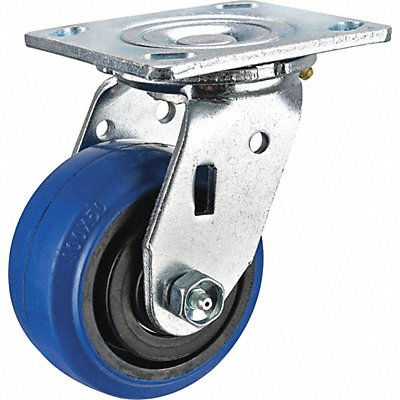 GRAINGER P21SEP040K14001 Standard Plate Castor Swivel 400 lb.
