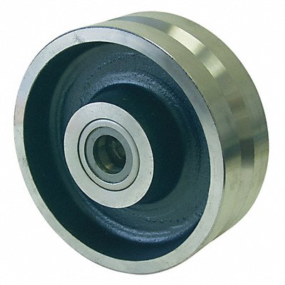 GRAINGER VFT083012 V-Groove Track Wheel 8 Wheel Dia